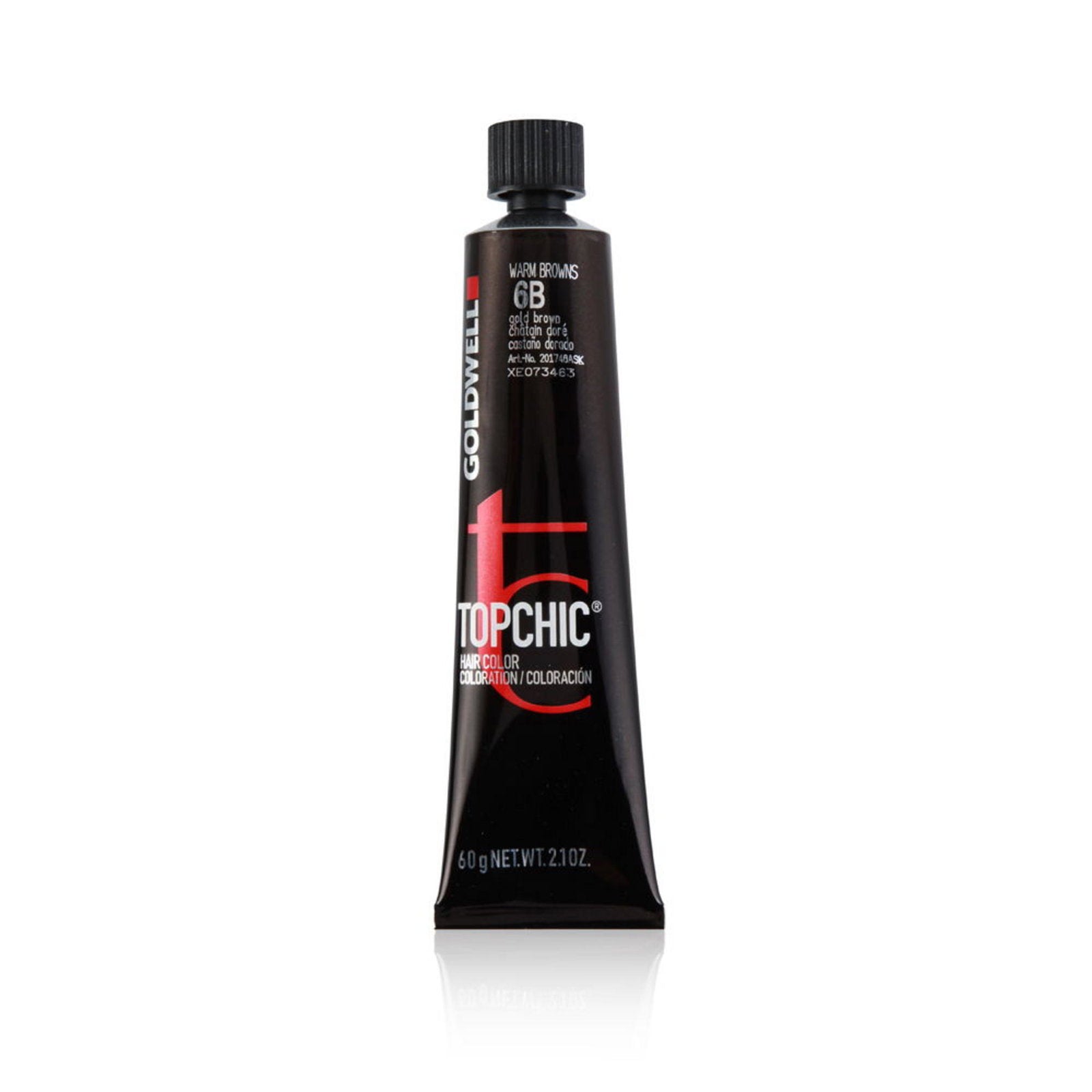 Goldwell, TopChic, Permanent hårfärg, 6B Gold Brown, 60 ml
