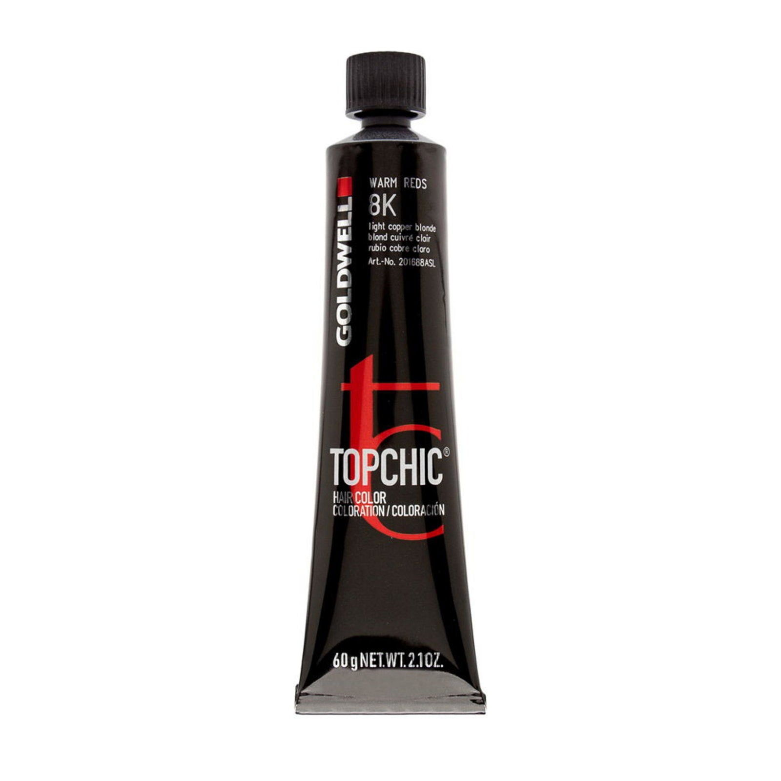 Goldwell, TopChic, Permanent hårfärg, 8K Light Blonde Copper, 60 ml