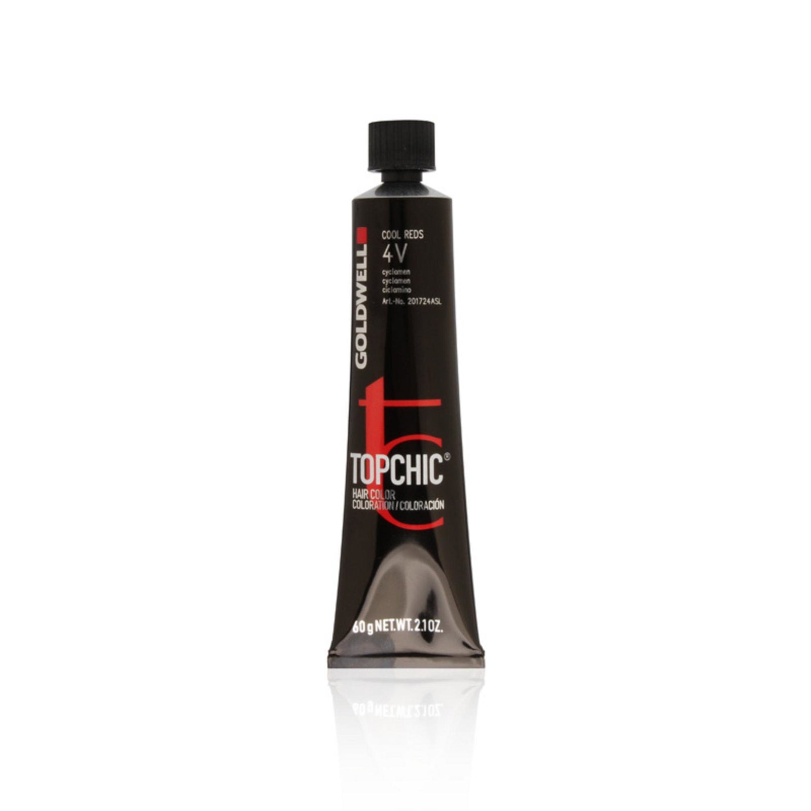 Goldwell, TopChic, Permanent hårfärg, 4V Medium Brown Violet, 60 ml