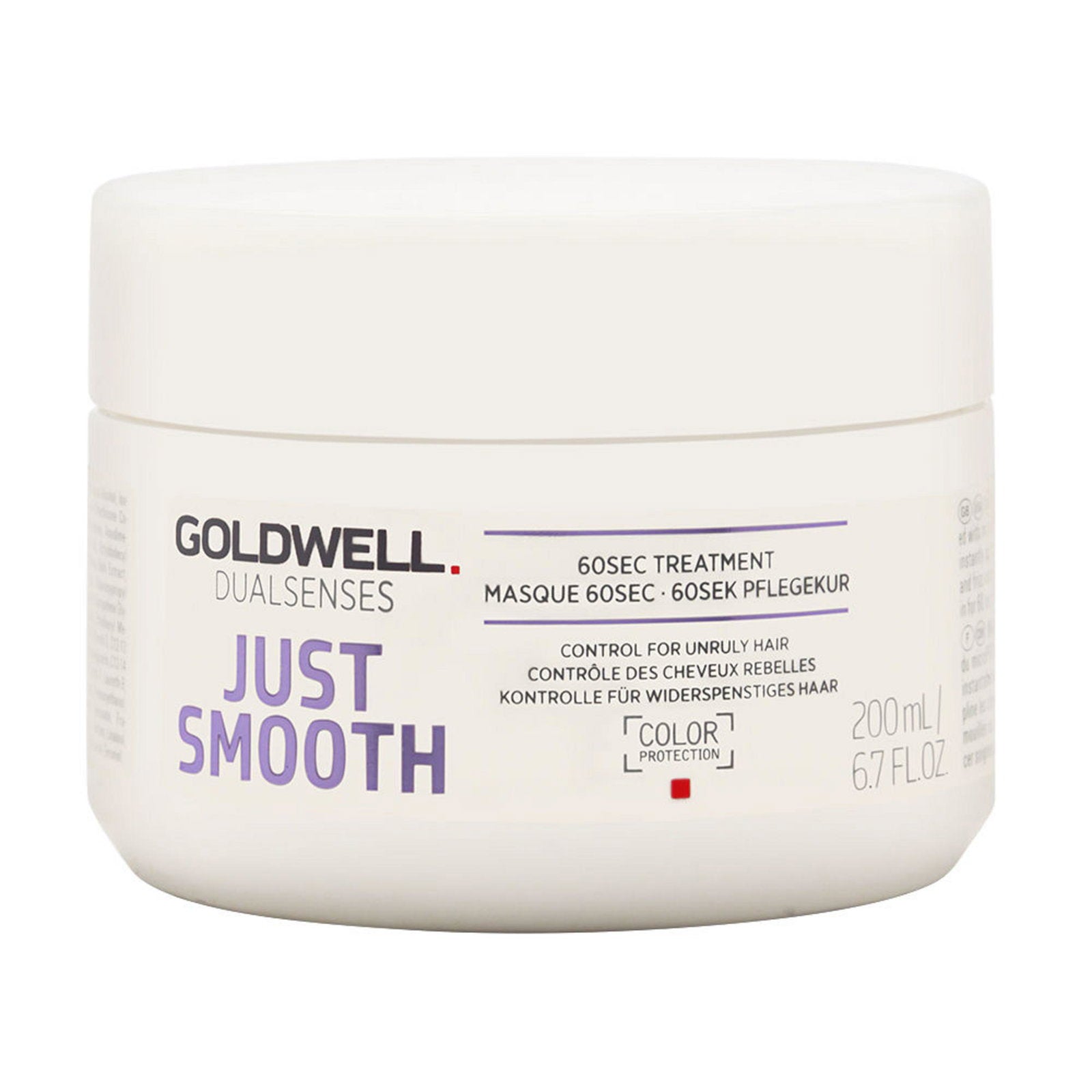 Goldwell, Just Smooth, Hårbehandlingskräm mask, 60 Sec Treatment, Veckovis, 200 ml
