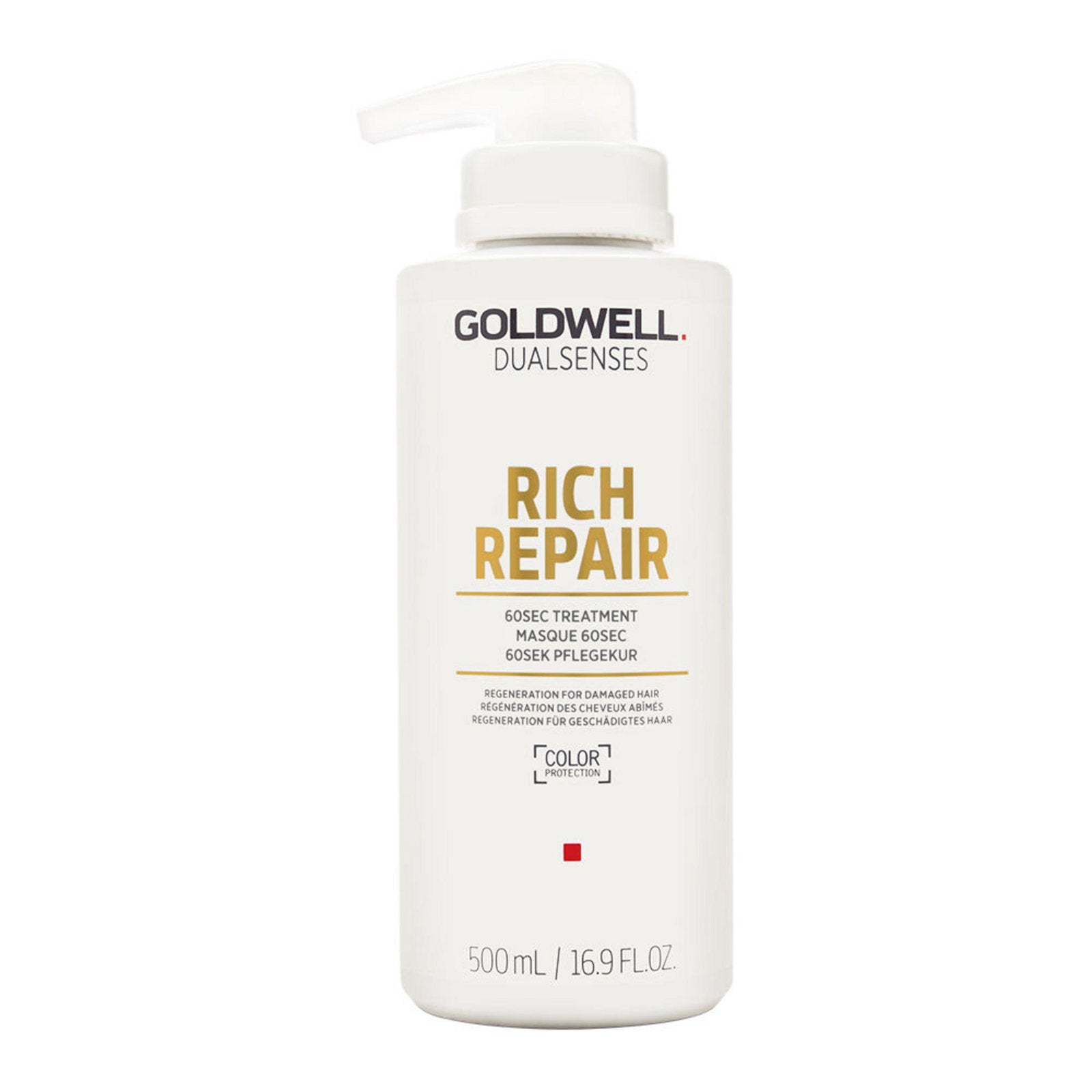 Goldwell, Dualsenses Rich Repair, Hårbehandlingskräm mask, 60 Sec Treatment, 500 ml