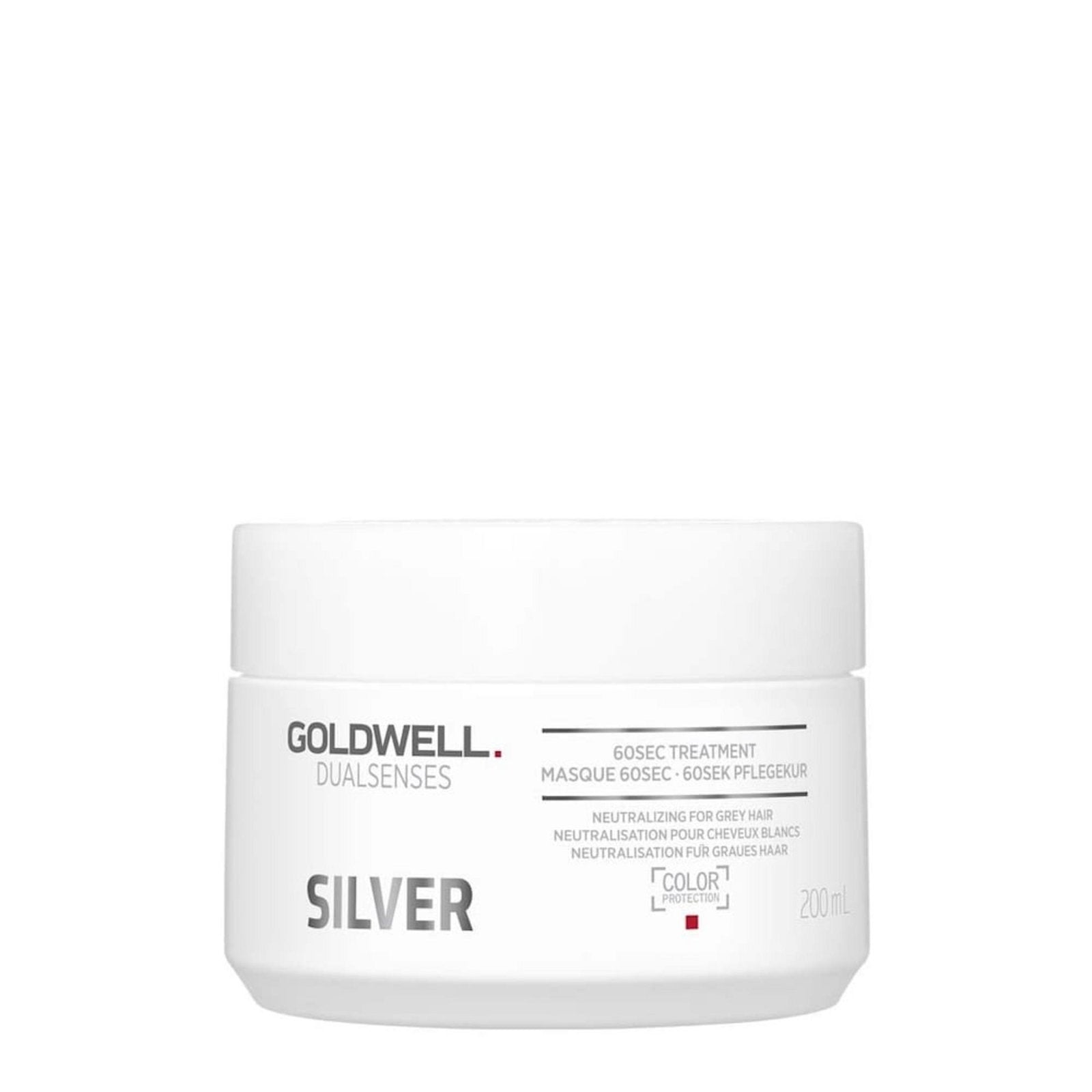 Goldwell, Dualsenses Silver 60 Sec, Hårbehandlingskräm mask, Mot grått, 200 ml