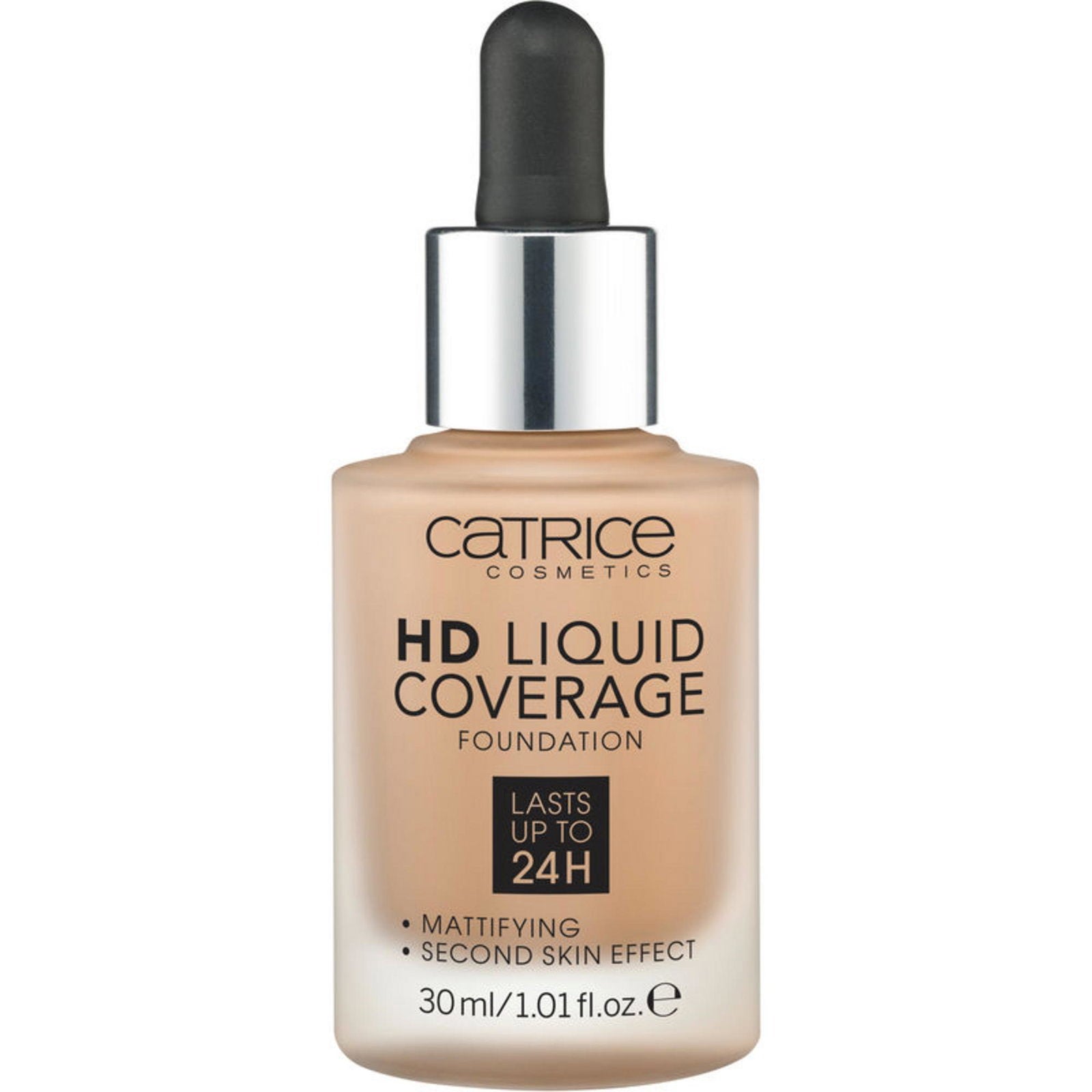 Catrice, HD, Vegan, Matt, Flytande foundation, 036, Hasselnöt, 30 ml