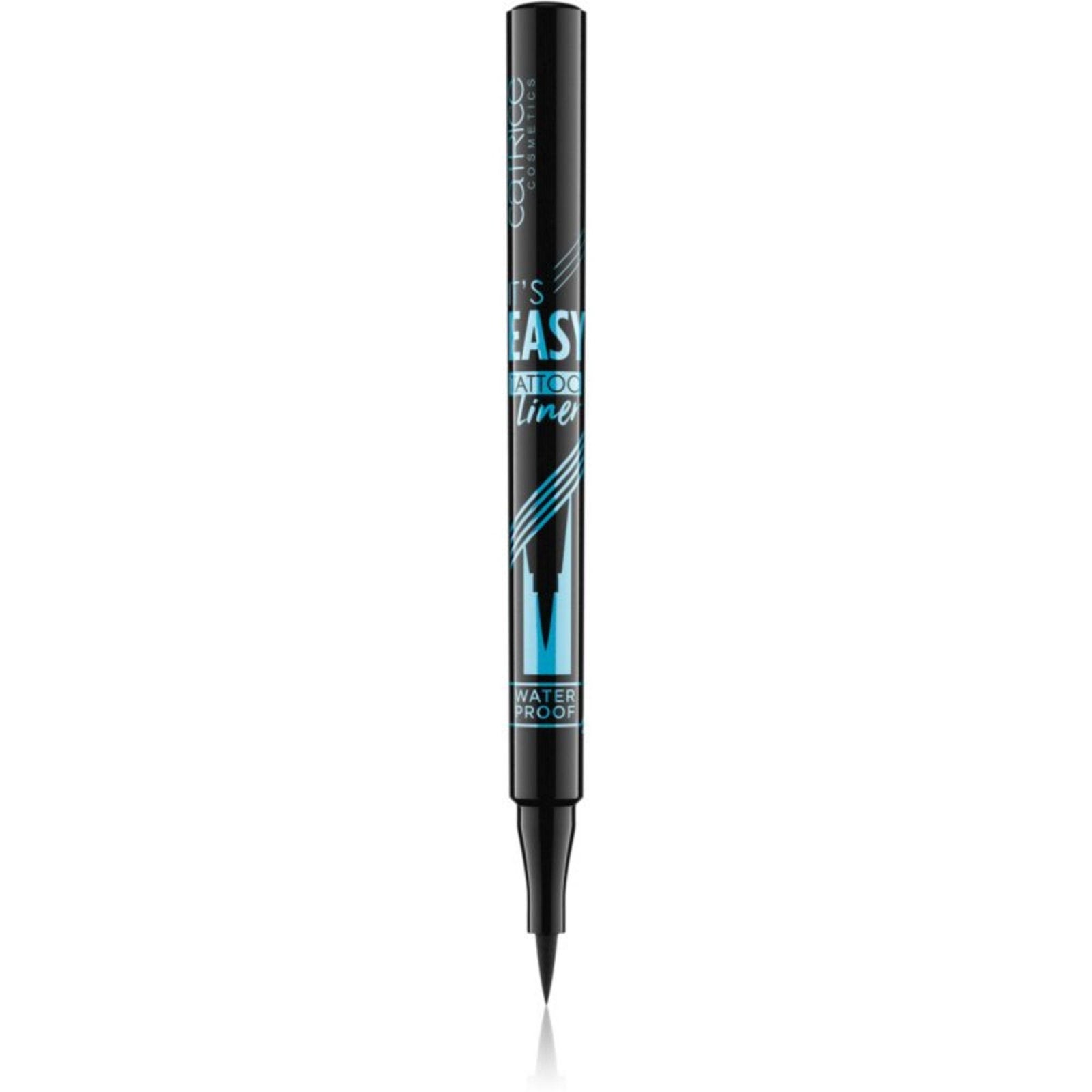 Catrice, It's Easy Tattoo, Vattentät, Flytande eyeliner, 010, Svart, 1 ml
