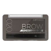 Catrice, Brow Powder Set, Vattentät, Matt, Ögonbrynspuder, 020, Ask, 4 g
