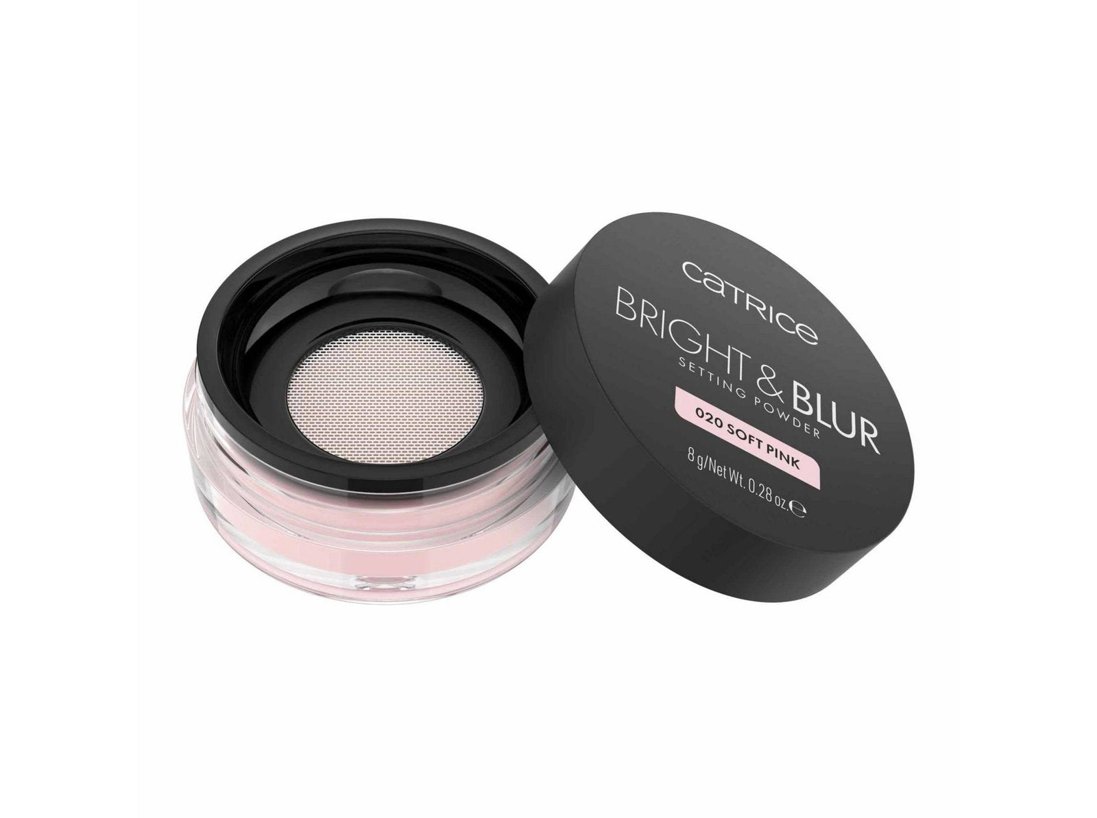 Catrice, Bright & Blur, Matt, Löst fixeringspuder, 020, Ljust rosa, 8 g
