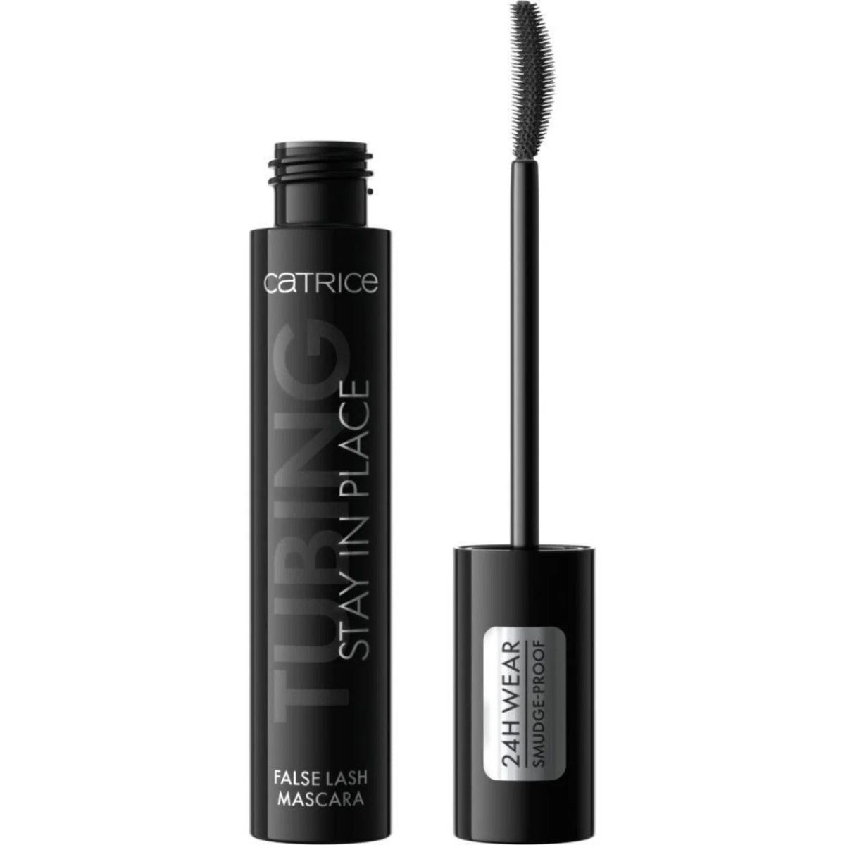 Catrice, Tubing Stay In Place, Falsk franseffekt, Mascara, 010, No Panda Black, 11 ml