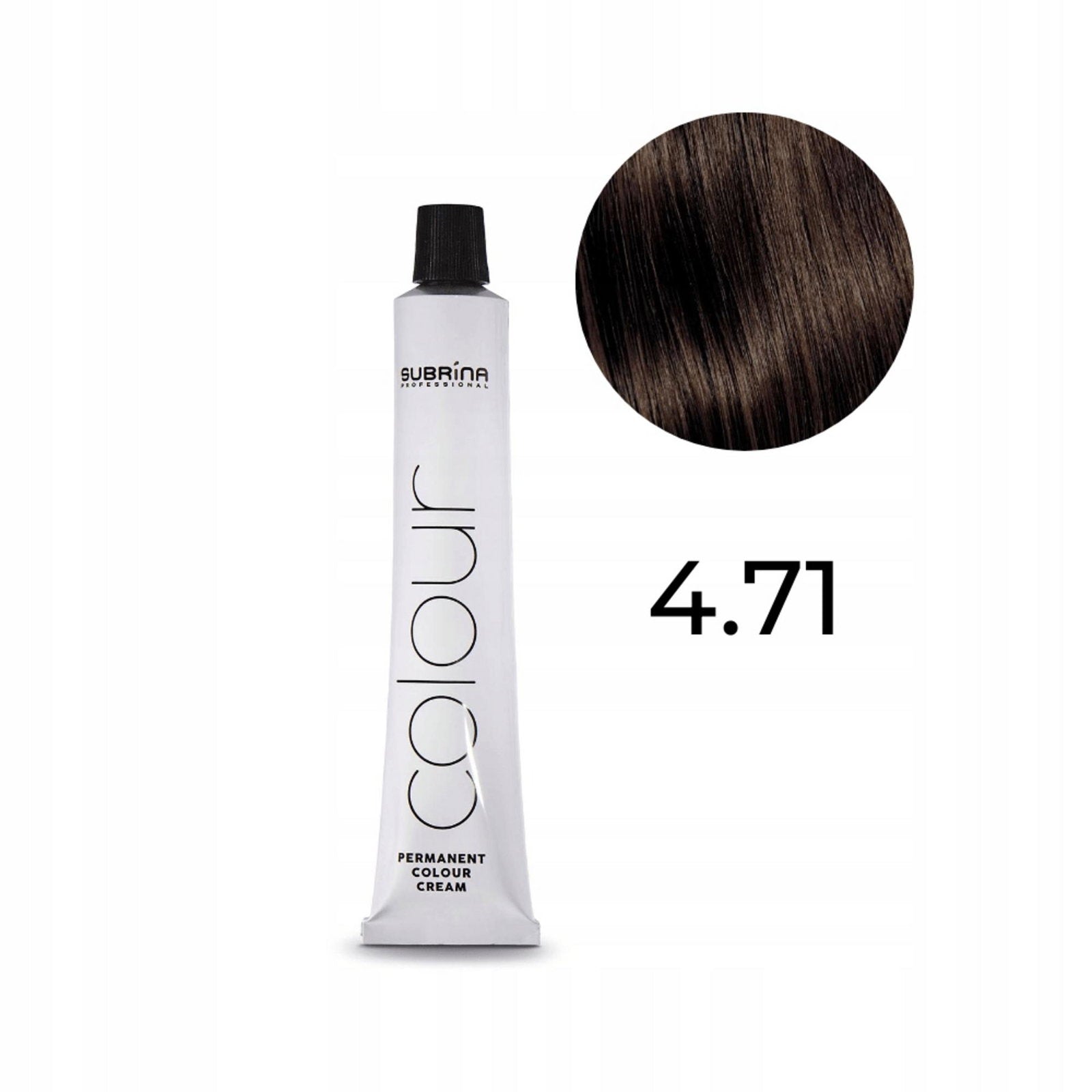 Subrina Professional, Essential Colour, Permanent hårfärg, 4.71 Medium Brown, 100 ml