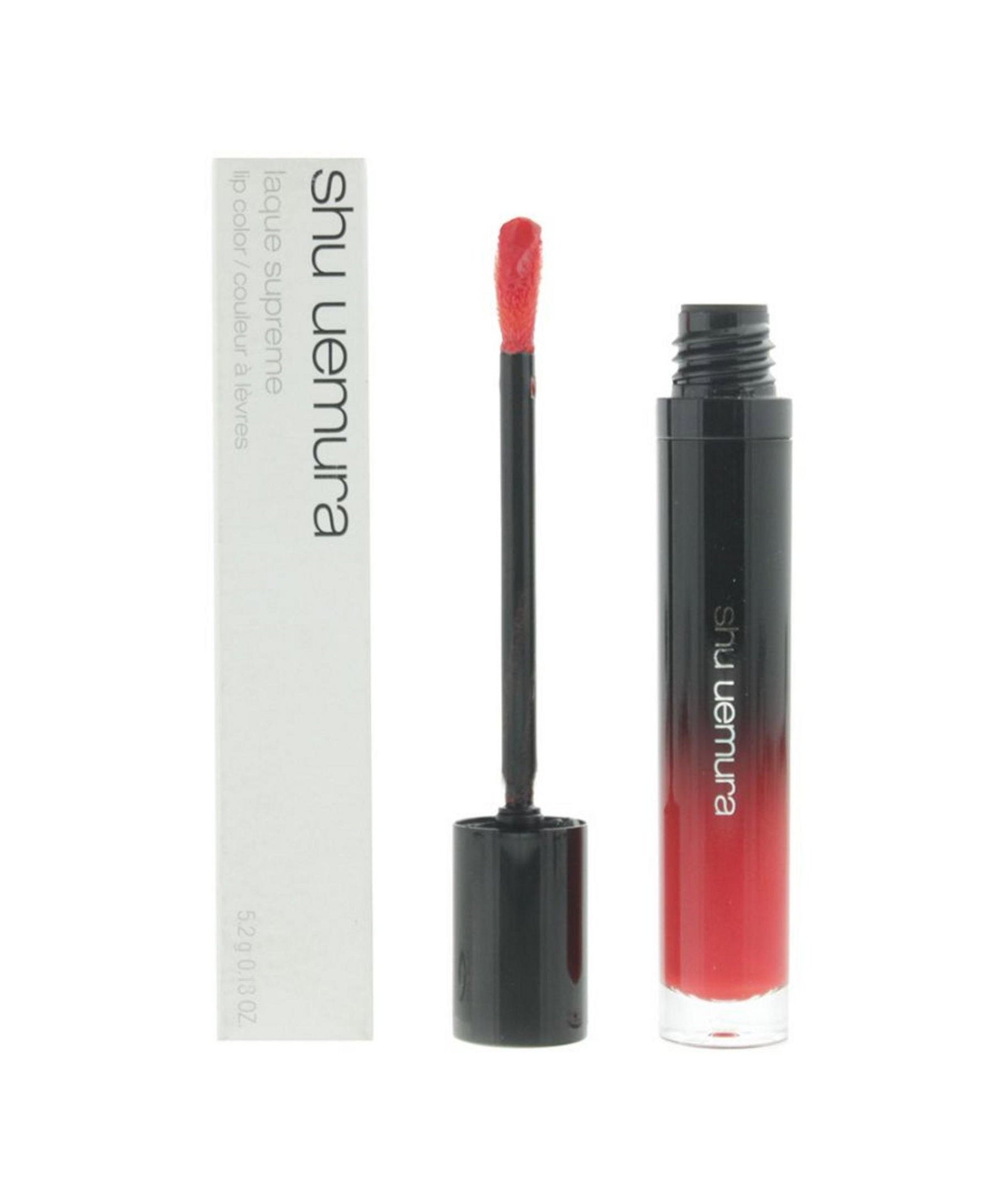 Shu Uemura, Laque Supreme, Lackliknande, Läppglans, OR01, Rubinorange, 5.2 g