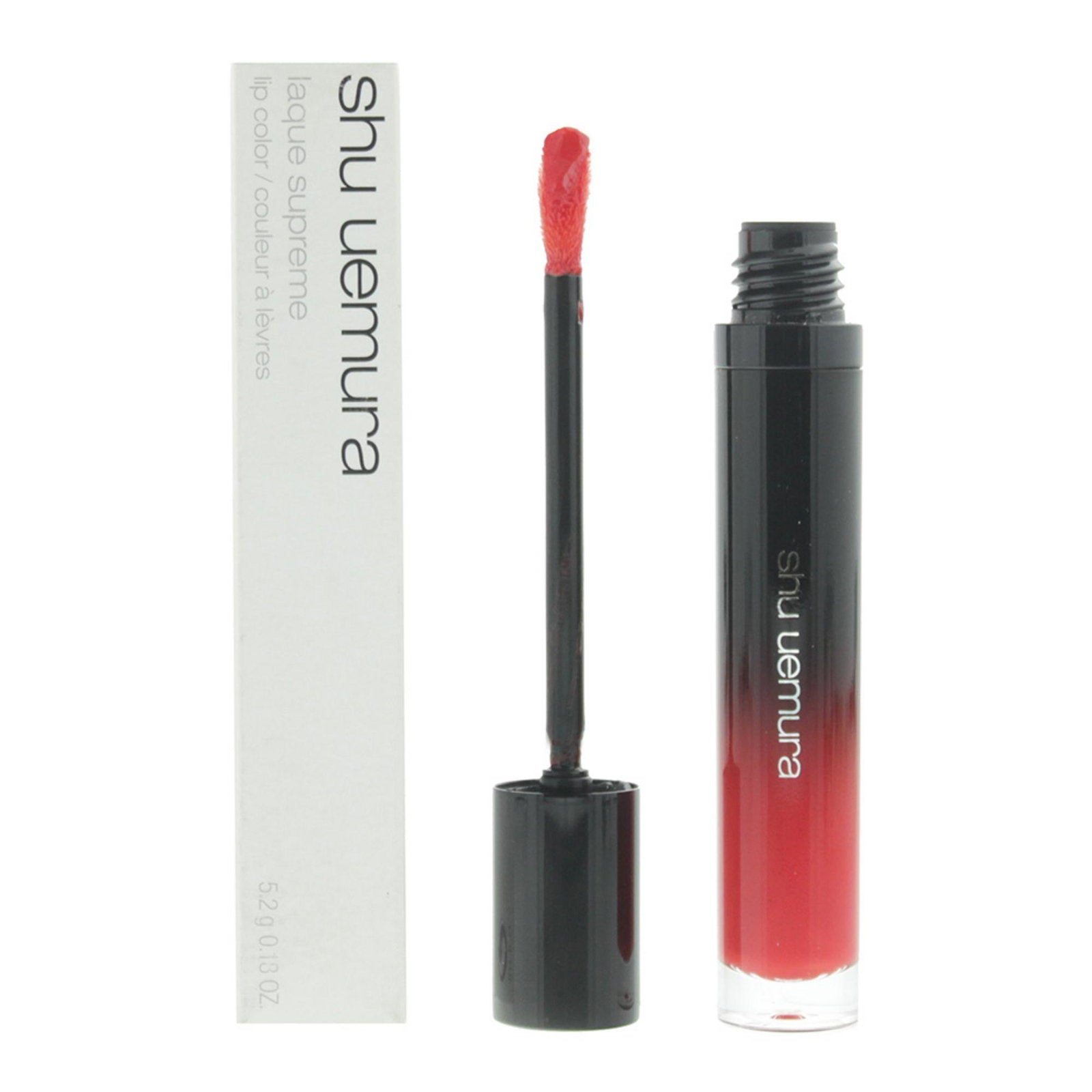 Shu Uemura, Laque Supreme, Lackliknande, Läppglans, OR01, Rubinorange, 5.2 g