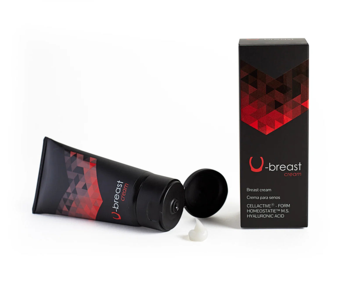 500 Cosmetics, U-Breast, Naturlig bröstförstoring och uppstramning, Lokal behandlingskräm, 65 ml