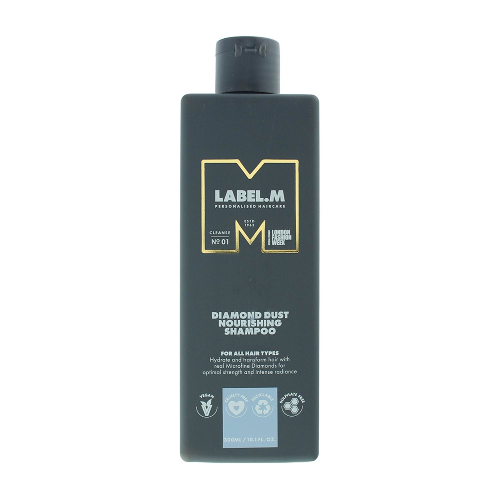 Label.M, Diamond Dust, Hårschampo, Näringsrik, 300 ml