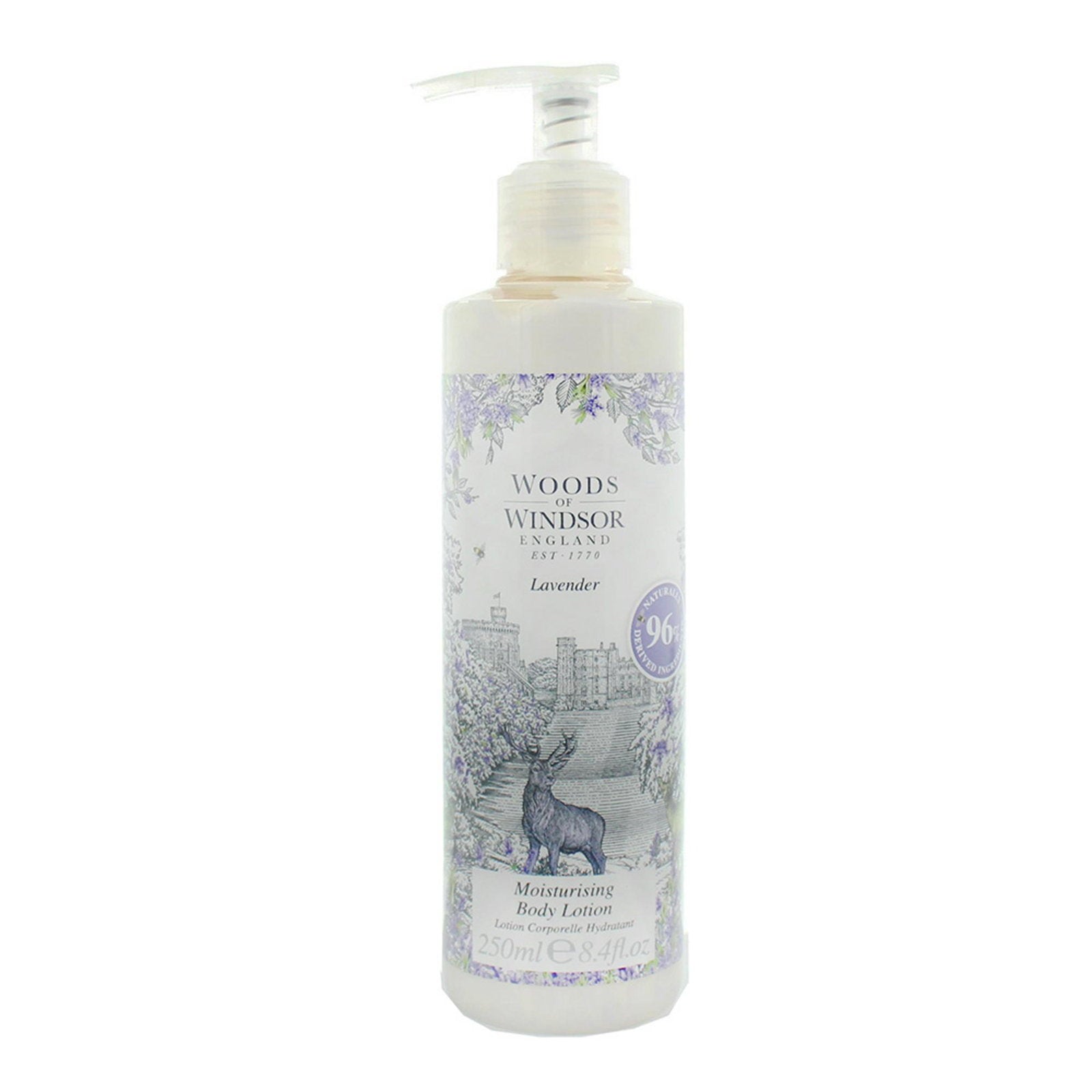 Woods Of Windsor, Lavender, Återfuktad, Kroppslotion, 250 ml