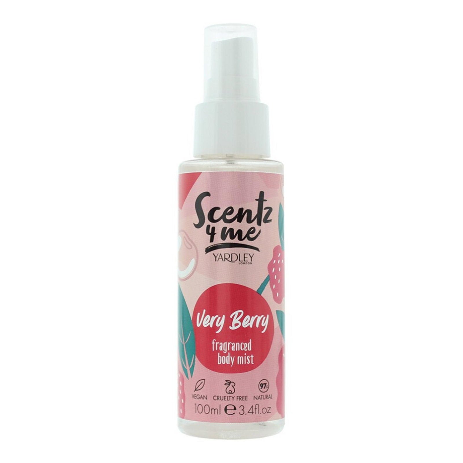 Yardley, Scentz 4 Me Very Berry, Doftspray, Unisex, 100 ml