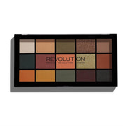 Makeup Revolution, Reloaded, Vegan, Ögonskuggspalett, Ikonisk division, 15 st., 16.5 g