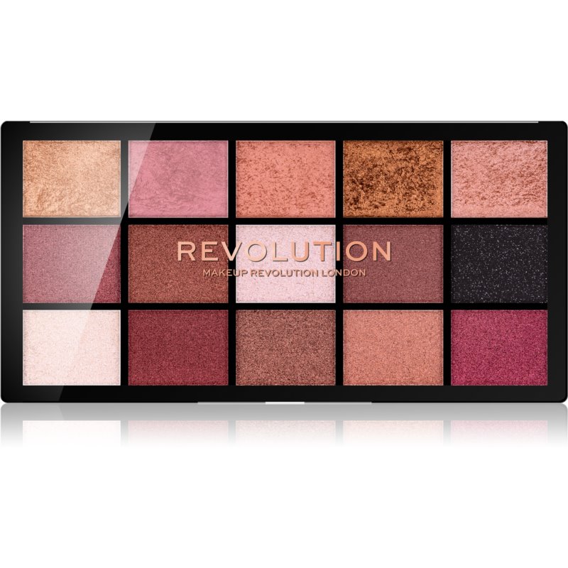Makeup Revolution, Reloaded, Ögonskuggspalett, Kärlek, 15 nyanser, 16.5 g