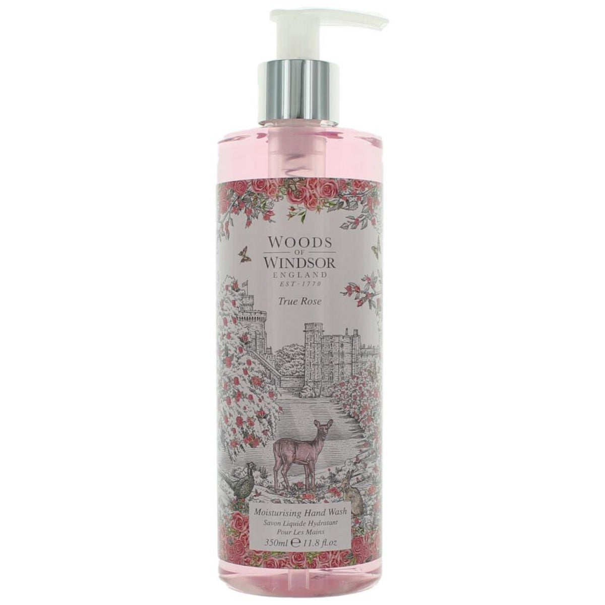 Woods Of Windsor, True Rose, Fuktgivande, Flytande tvål, För händer, 300 ml