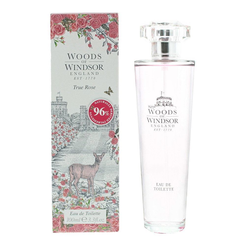 Woods Of Windsor, True Rose, Eau de Toilette, För kvinnor, 100 ml
