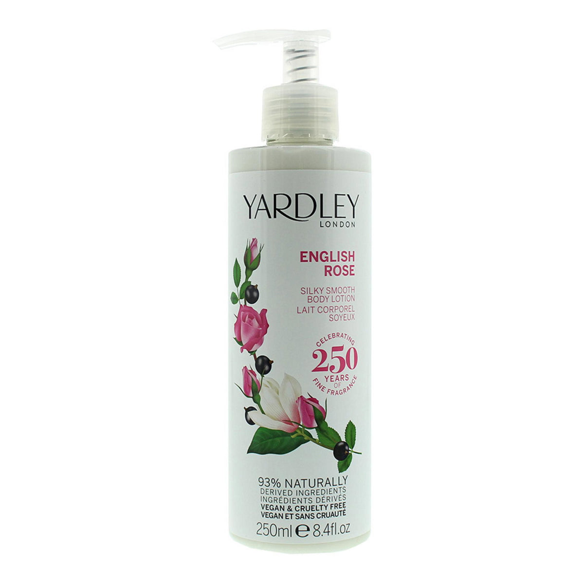 Yardley, English Rose, Återfuktande, Kroppsmjölk, 250 ml