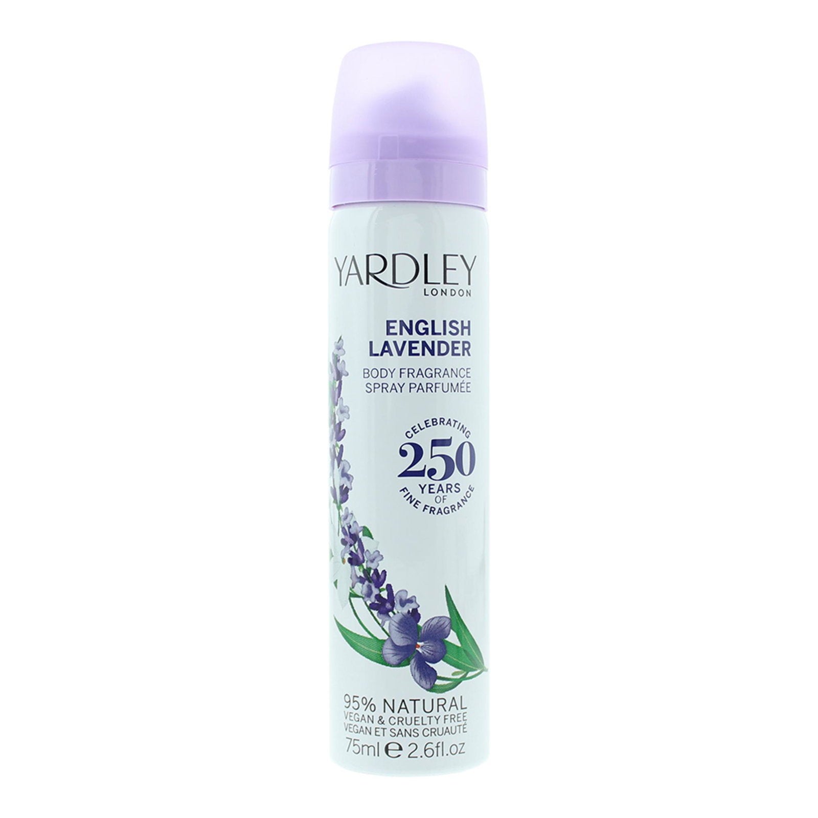 Yardley, English Lavender, Deodorantspray, För kvinnor, 75 ml
