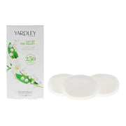 Set Trio, Yardley, Lily Of The Valley, Tvålbar, För ansikte & kropp, 3 st, 100 g