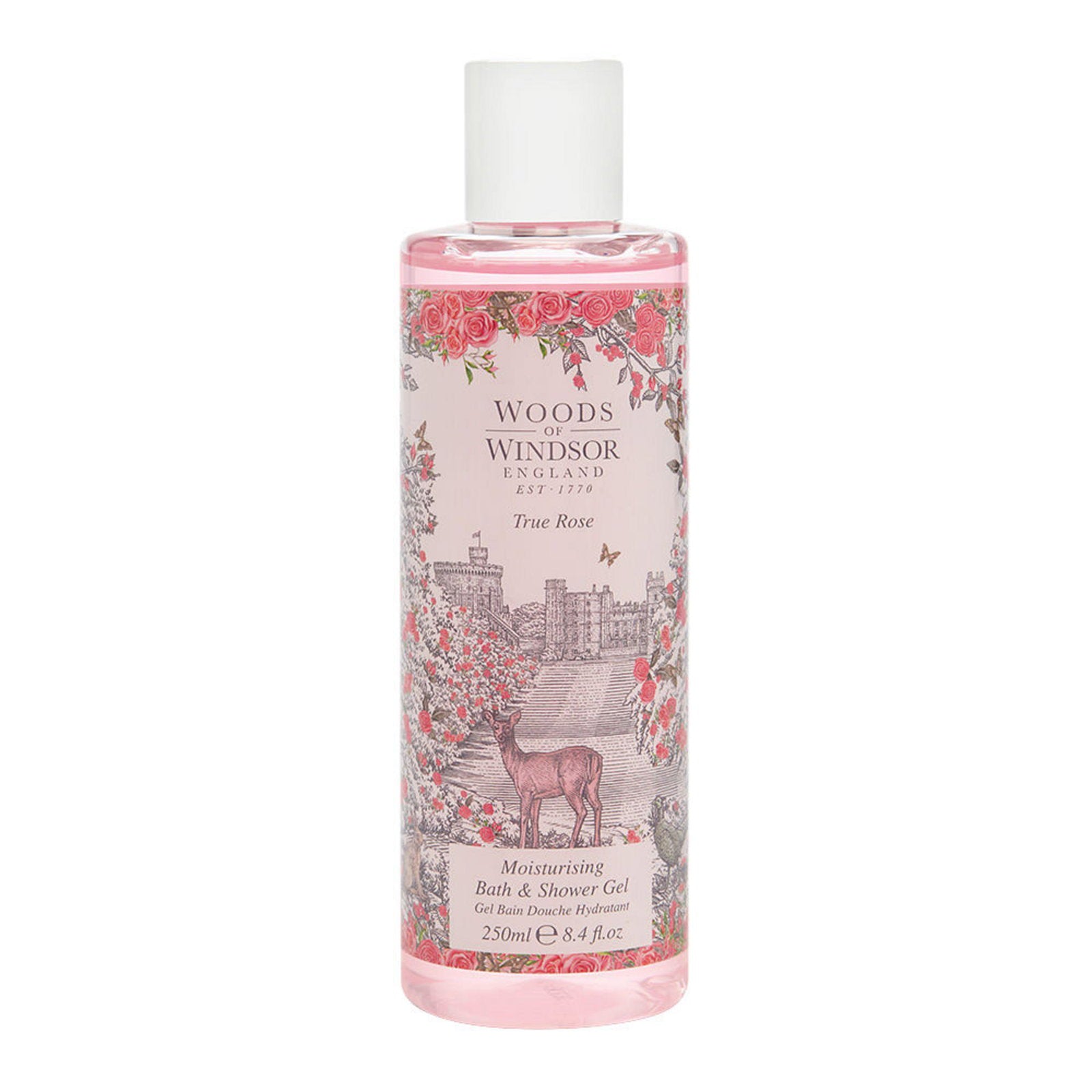 Woods Of Windsor, True Rose, Återfuktande, Duschgel, 250 ml