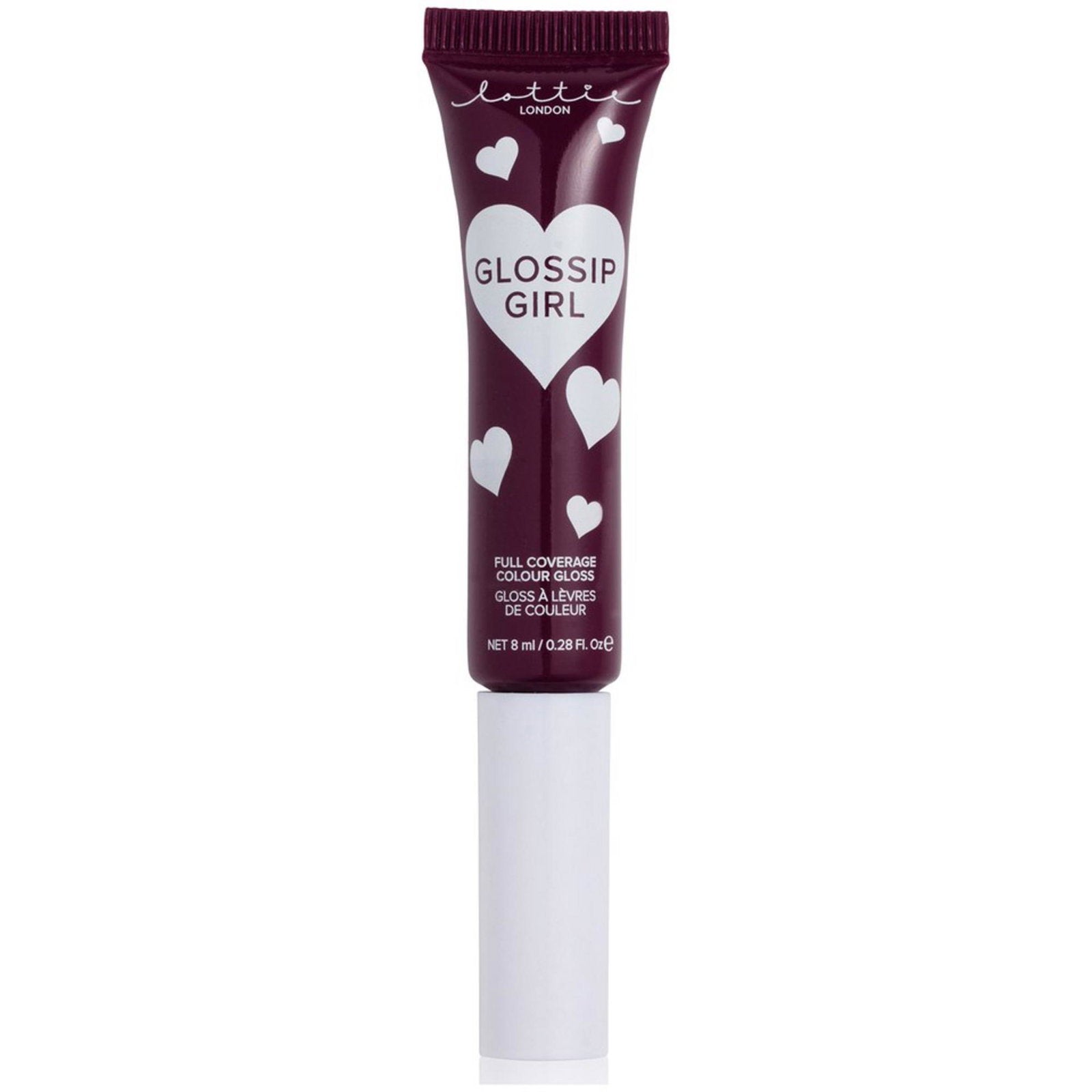 Lottie London, Gossip Girl, Icke-kladdig, Läppglans, Hype, 8 ml