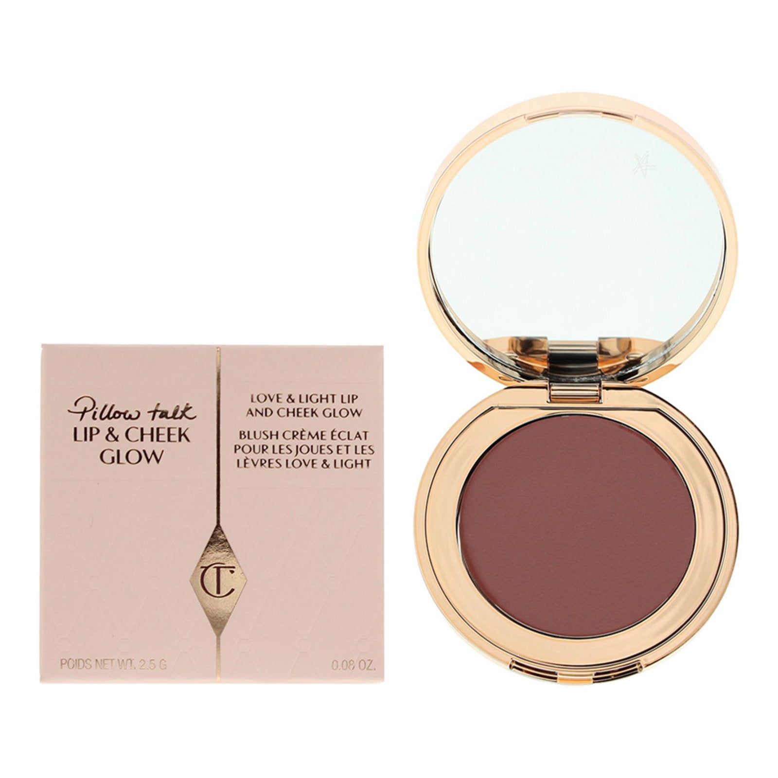 Charlotte Tilbury, Lip & Cheek Glow, Krämrouge, Drömmarnas färg, 2.5 g