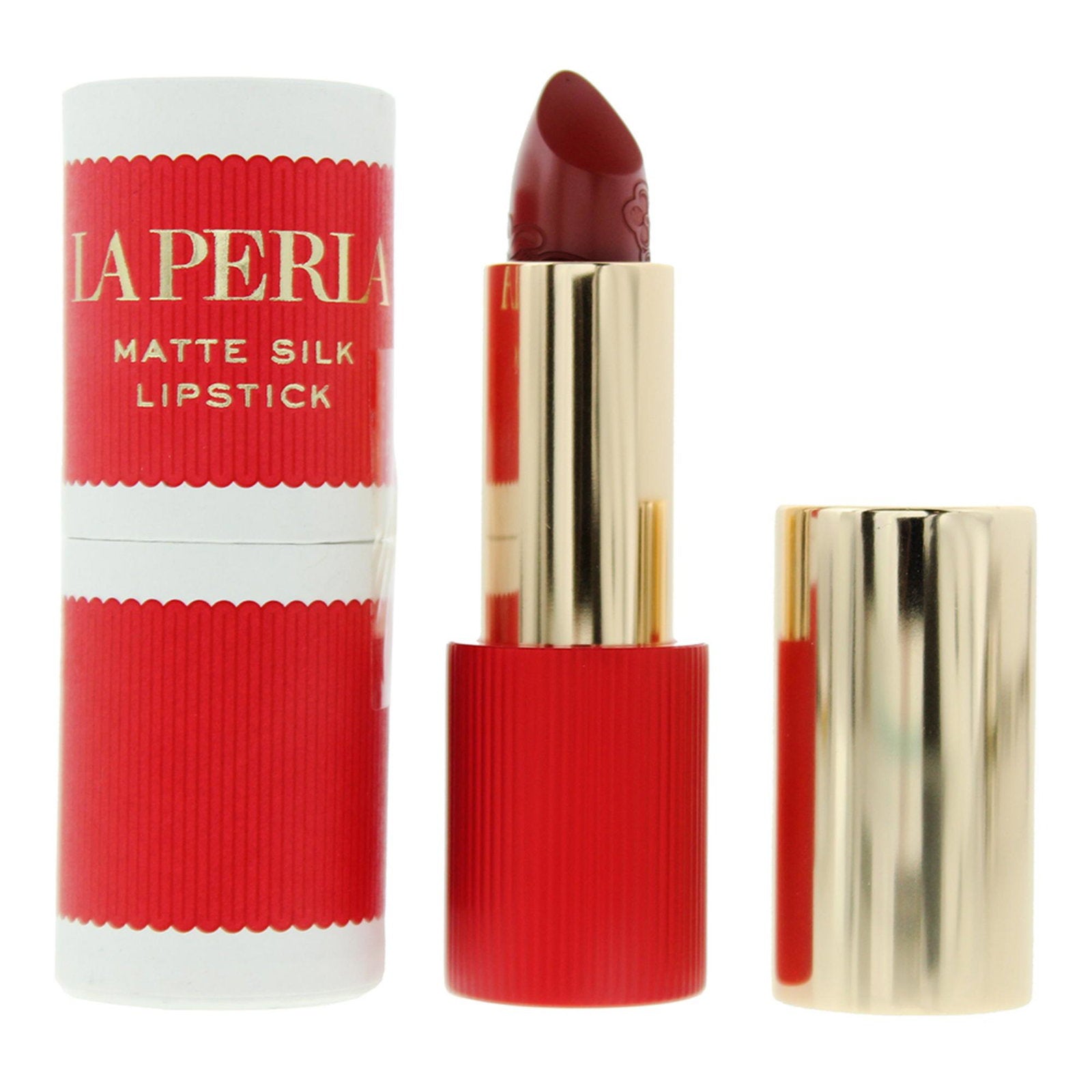 La Perla, Matte Silk, Matt, Krämigt läppstift, 102, Terrakottaröd, 3.5 g