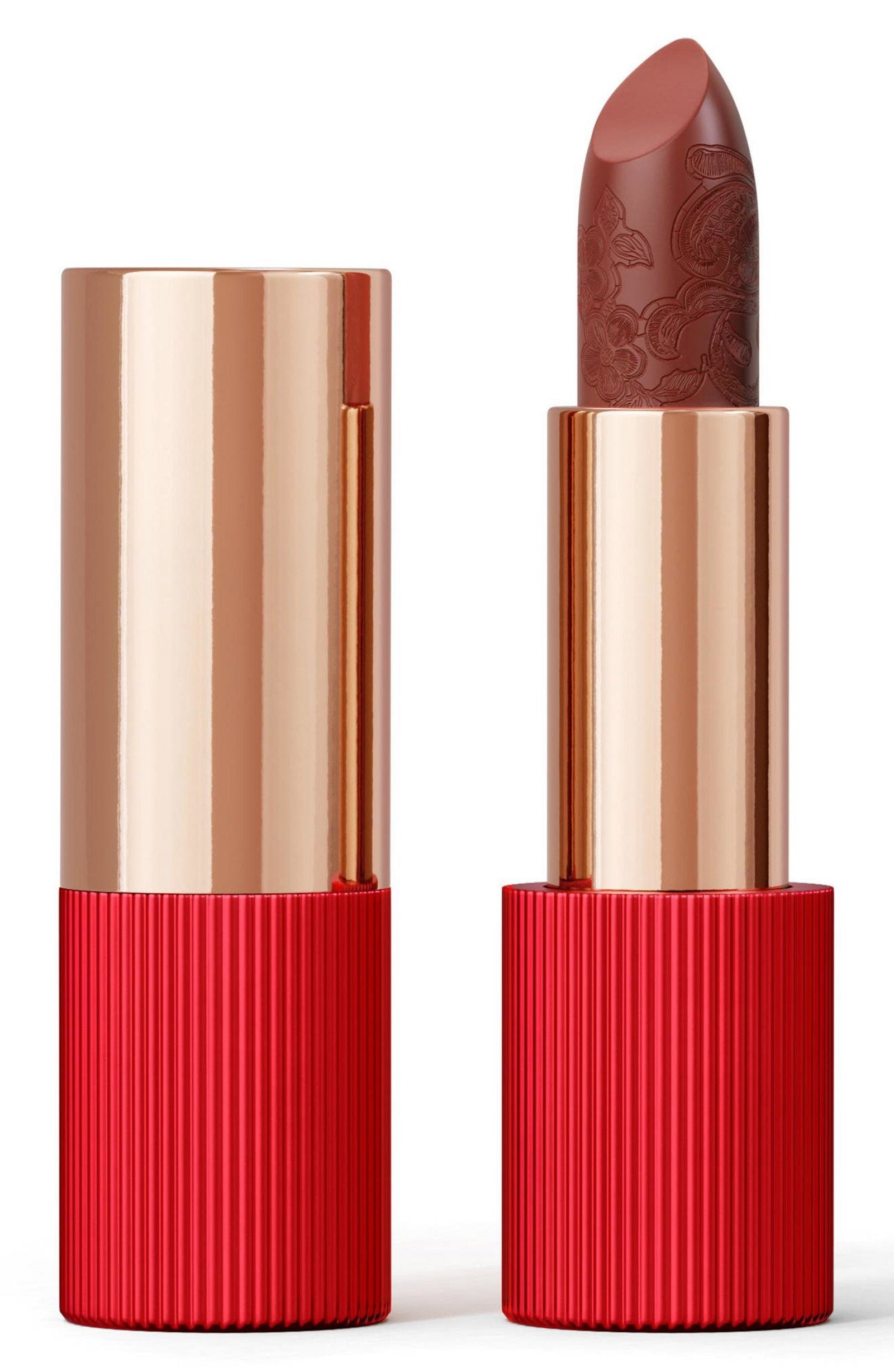 La Perla, Matte Silk, Matt, Krämigt läppstift, 102, Terrakottaröd, 3.5 g