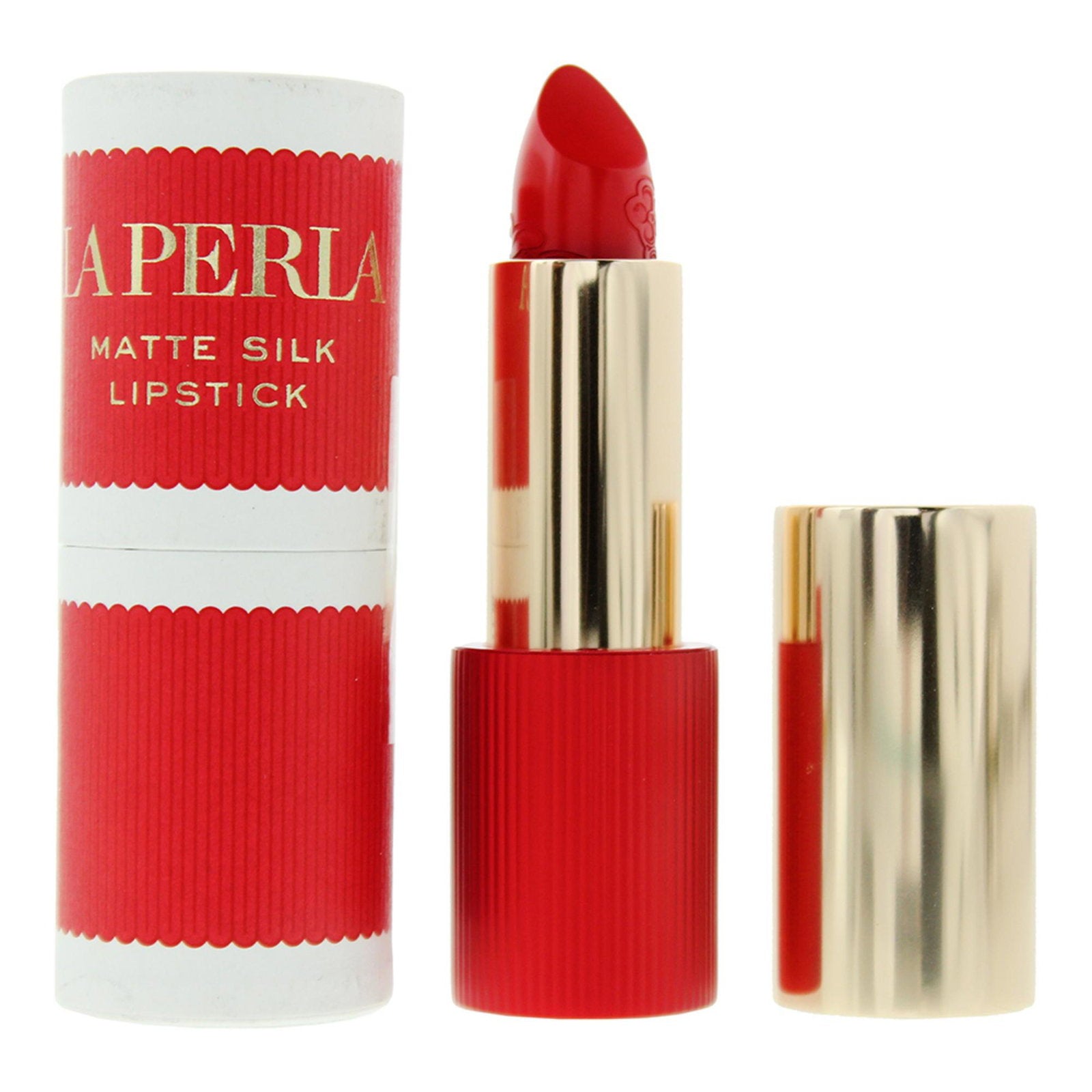 La Perla, Matte Silk, Matt siden, Krämigt läppstift, 105, Vallmoröd, 3.5 g