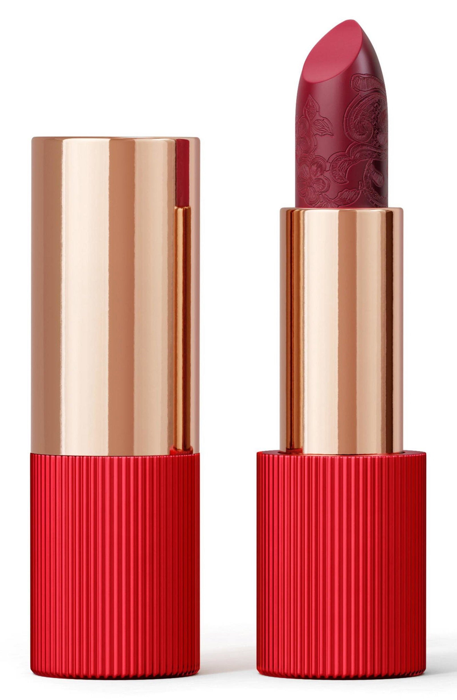 La Perla, Matte Silk, Matt, Krämigt läppstift, 107, Körsbärsröd, 3.5 g