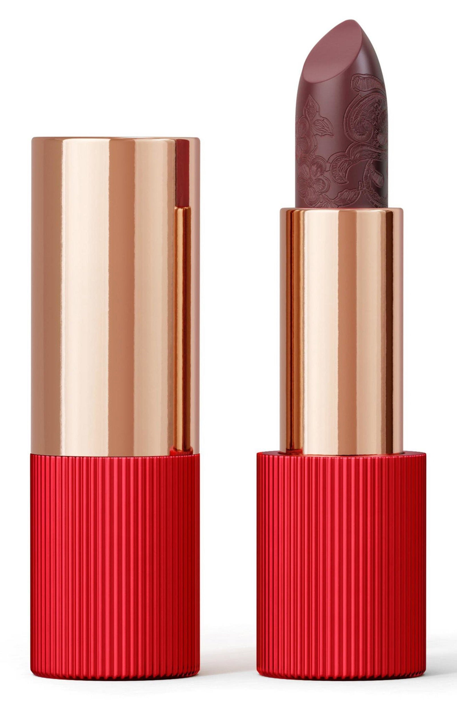 La Perla, Matte Silk, Matt, Krämigt läppstift, 108, Plommonröd, 3.5 g