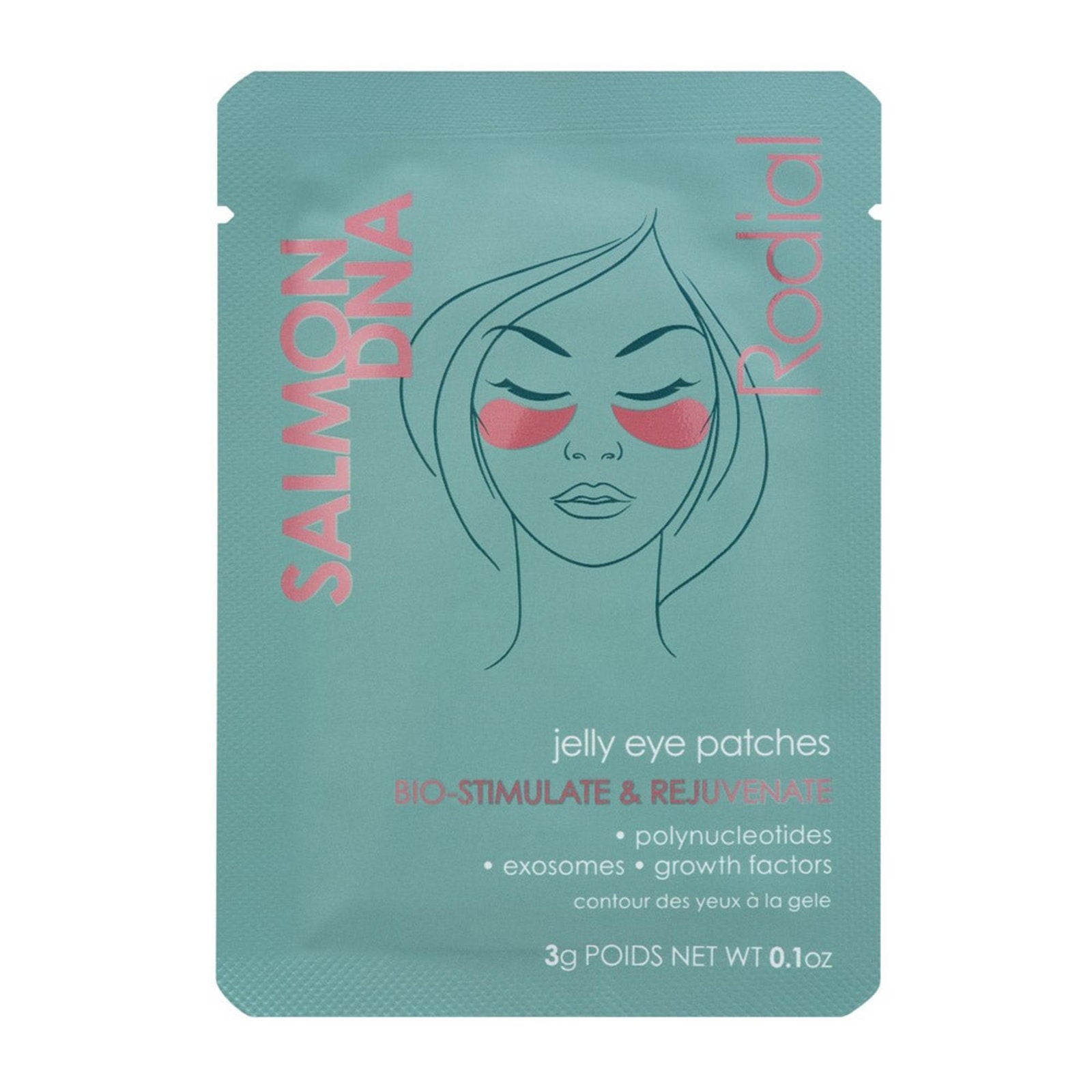 Rodial, Salmon Jelly Eye Patches, Återfuktande, Ögonmaskplåster
