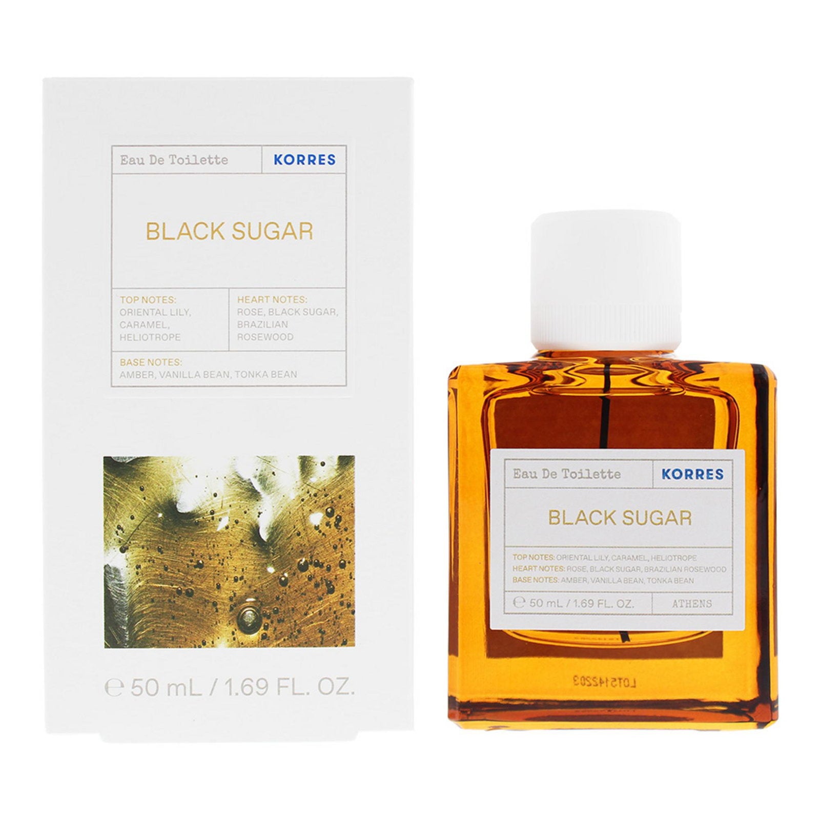Korres, Black Sugar, Eau de Toilette, Unisex, 50 ml