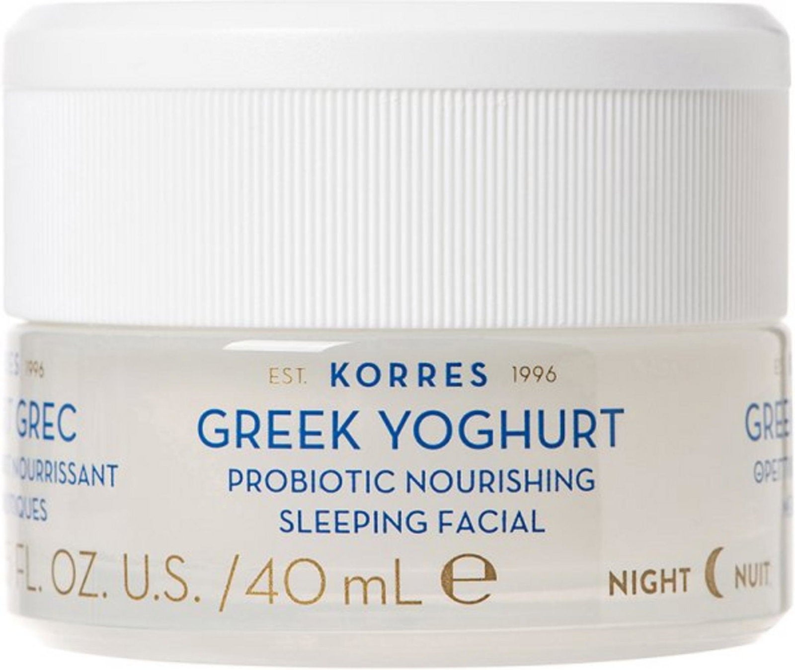 Korres, Greek Yoghurt Probiotic, Återfuktande, Grädde, För ansiktet, 40 ml