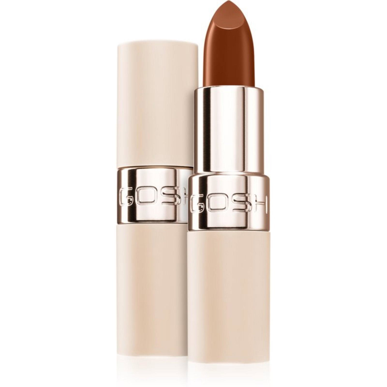 Gosh, Luxury Nude Lips, Vegan, Krämigt läppstift, 005, Bar, 3.5 g