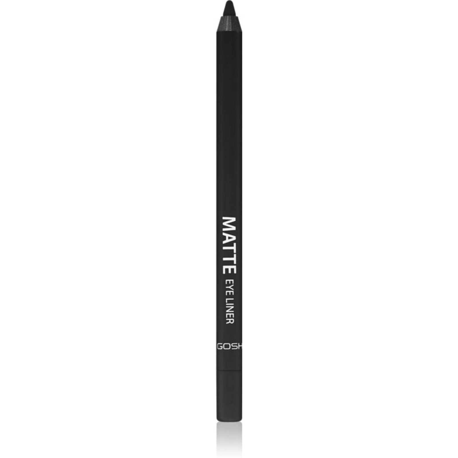 Gosh, Eyeliner Pencil, Ren vegan, Eyeliner, Matt, Flytande eyeliner, 002, Matt Black, 1.2 g