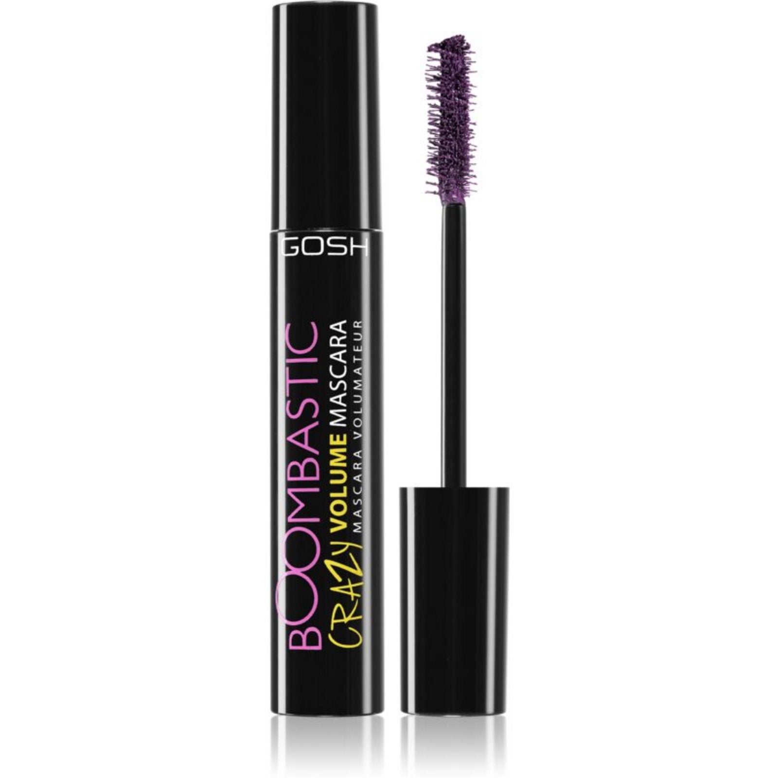 Gosh, Boombastic Crazy, Vegan, Längd och volym, Mascara, 006, Dammig Lila, 13 ml