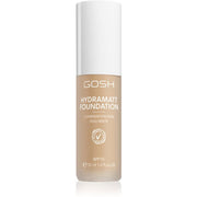 Gosh, Hydramatt, Matt, Flytande foundation, 006N, Medium ljus, SPF 15, 30 ml