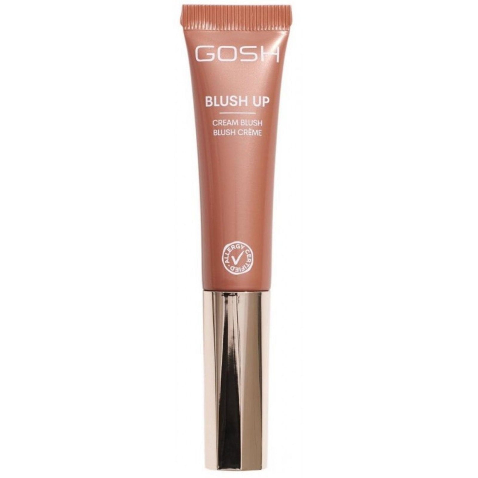 Gosh, Blush Up, Strålande, Flytande rouge, 001, Persika, 14 ml