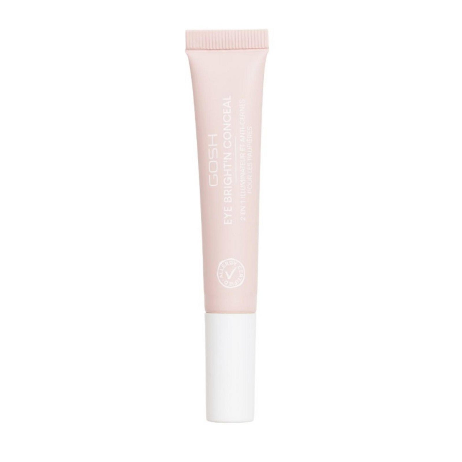 Gosh, Eye Bright N, Ljusgöring och döljande, Concealerpenna för under ögonen, 002, Ljust rosa, 12 ml