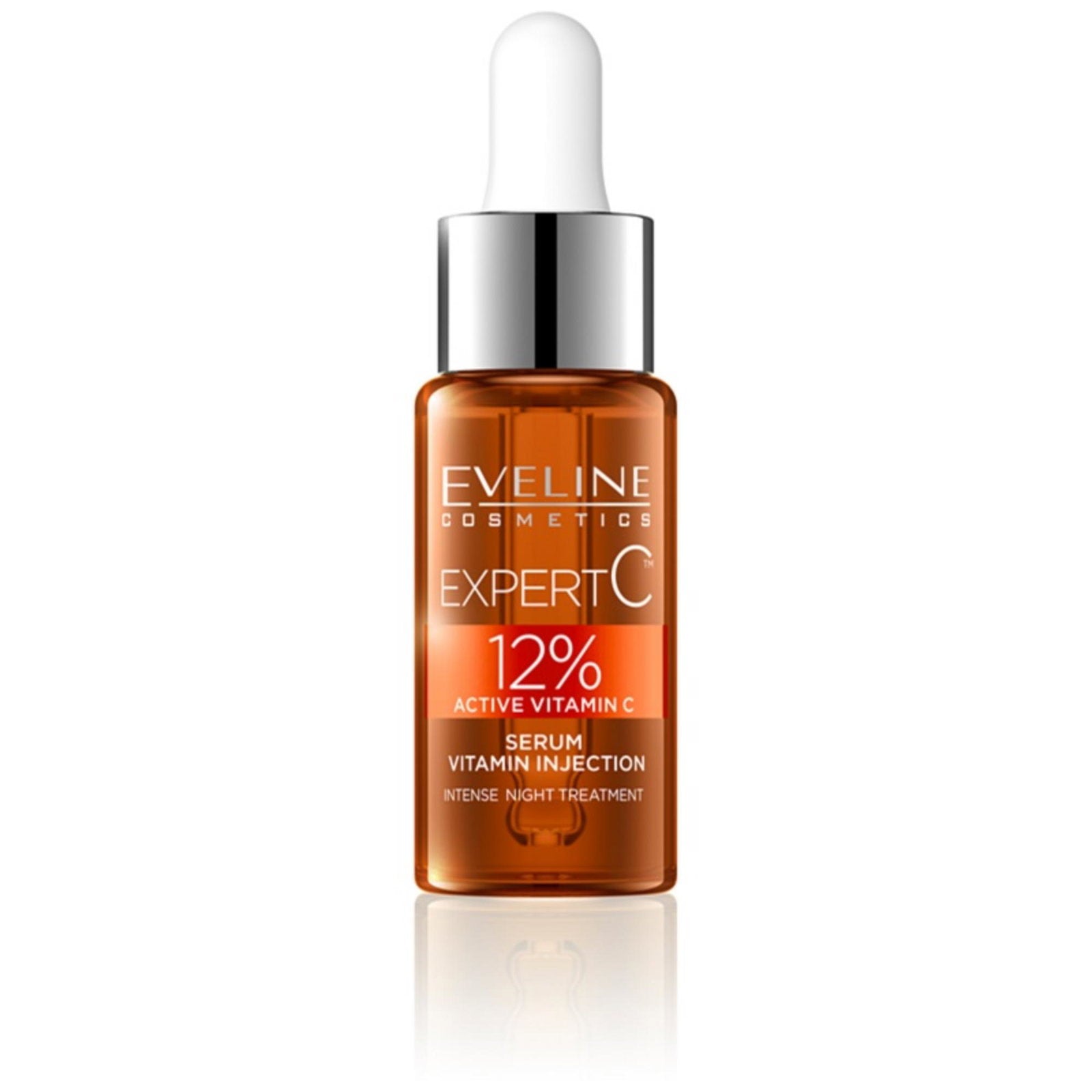 Eveline Cosmetics, Expert C, Vitamin C, Anti Aging, Natt, Serum, För ansiktet, 18 ml