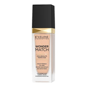 Eveline Cosmetics, Wonder Match Skin Absolute Perfection, Oljefri, Flytande foundation, 16, Ljusbeige, 30 ml