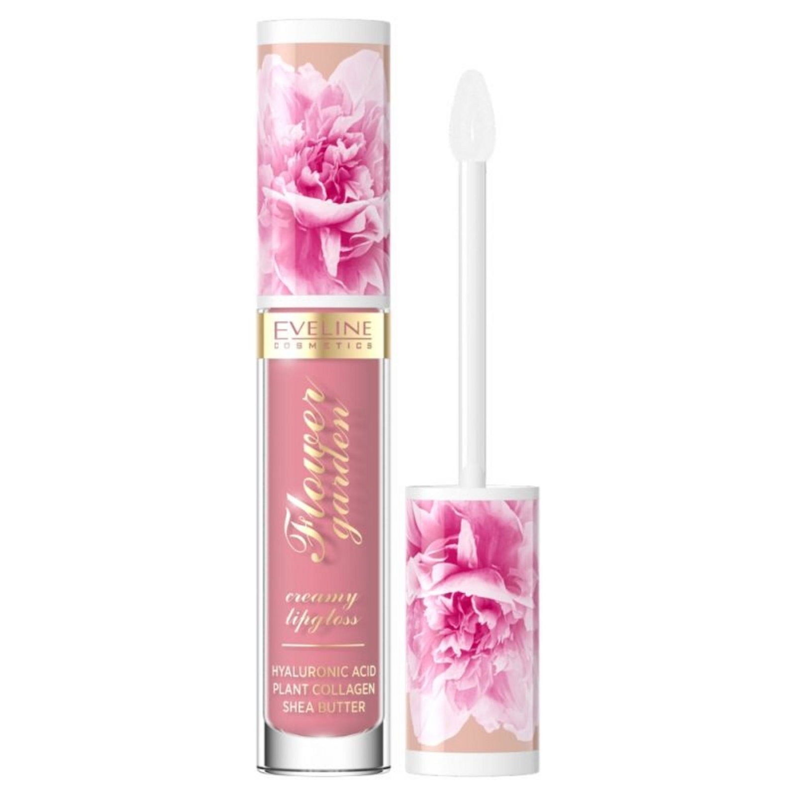 Eveline Cosmetics, Flower Garden, Blank, Läppglans, 01, Delicate Rose, 4.5 ml