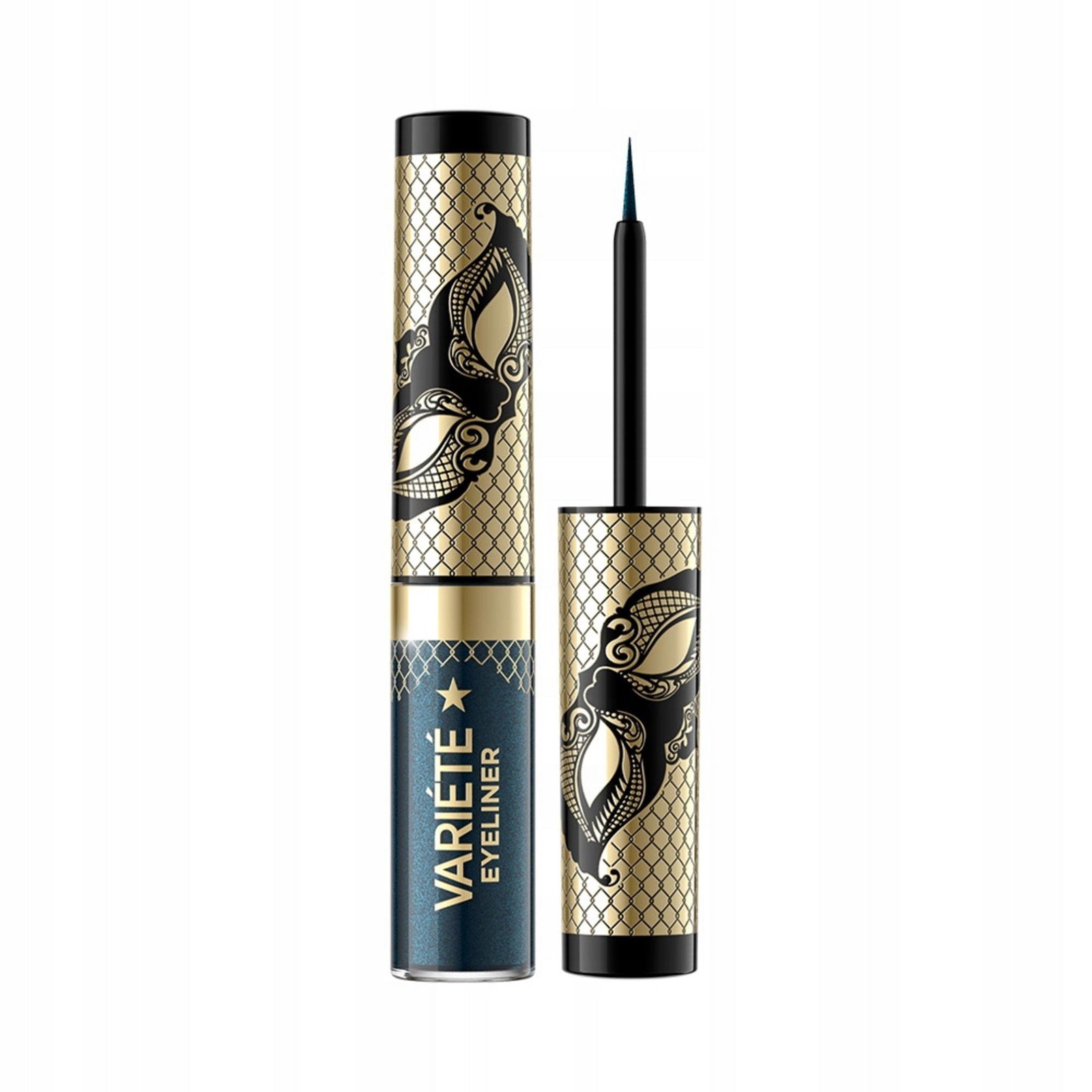Eveline Cosmetics, Variete, Vattentät, Skimrande, Flytande eyeliner, 03, Kameleont, 4 ml