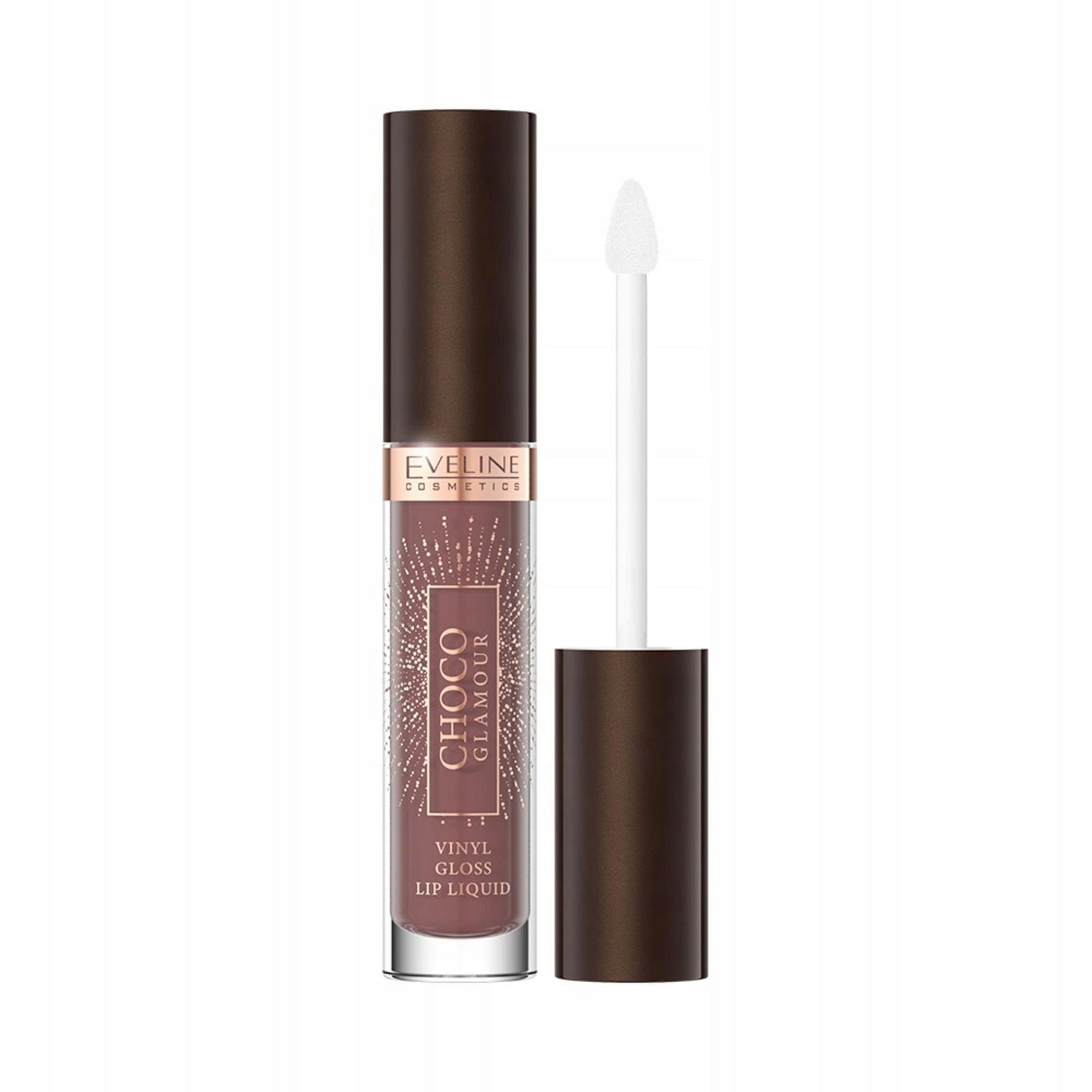 Eveline Cosmetics, Choco Glamour, Läppglans, 02, Deep Cherry Chocolate, 4.5 ml
