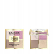 Eveline Cosmetics, Wonder Match, Konturpalett, 4 nyanser, 01, 10.8 g