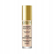 Eveline Cosmetics, Wonder Match, Vitamin C, Belyst, Flytande highlighter, 01, För ansiktet, 4.5 ml