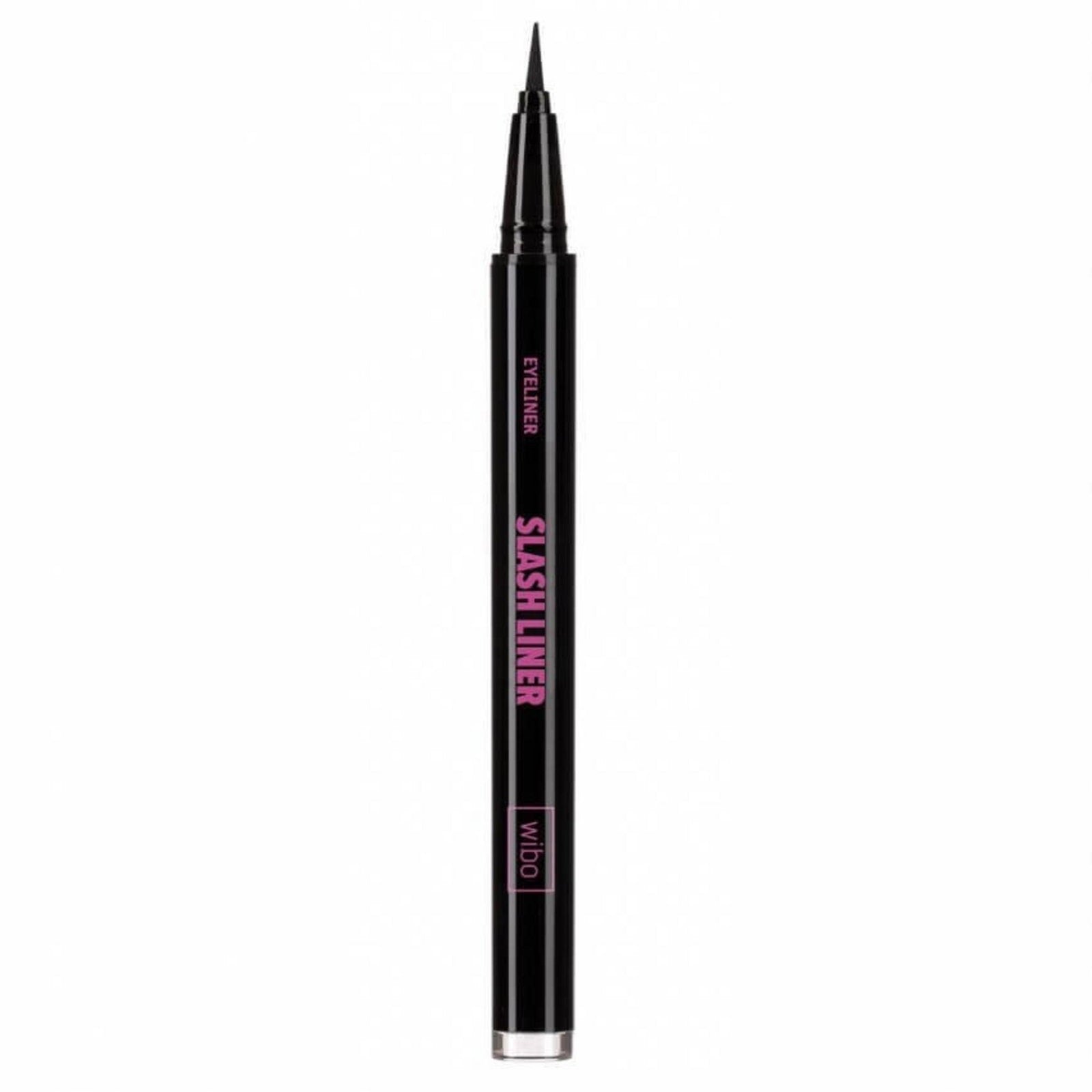 Wibo, Slash Liner, Filtpenna, Matt, Flytande eyeliner, Svart, 0.8 g